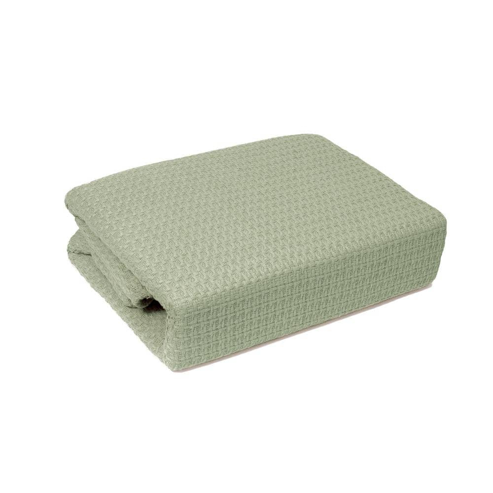 Marquis 100% Cotton Blanket, Twin, Sage