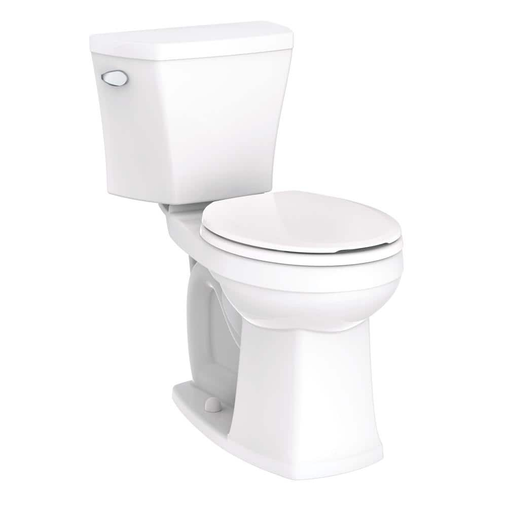 Gerber Gws31802 Avalanche 1.28 Gpf Two Piece Round Chair Height Toilet - White
