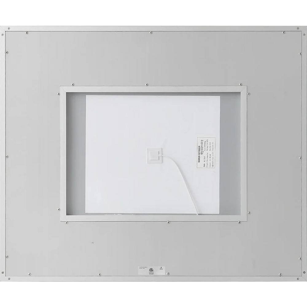 Elegance 60" Silver Full-Length Rectangular LED Bathroom Mirror
