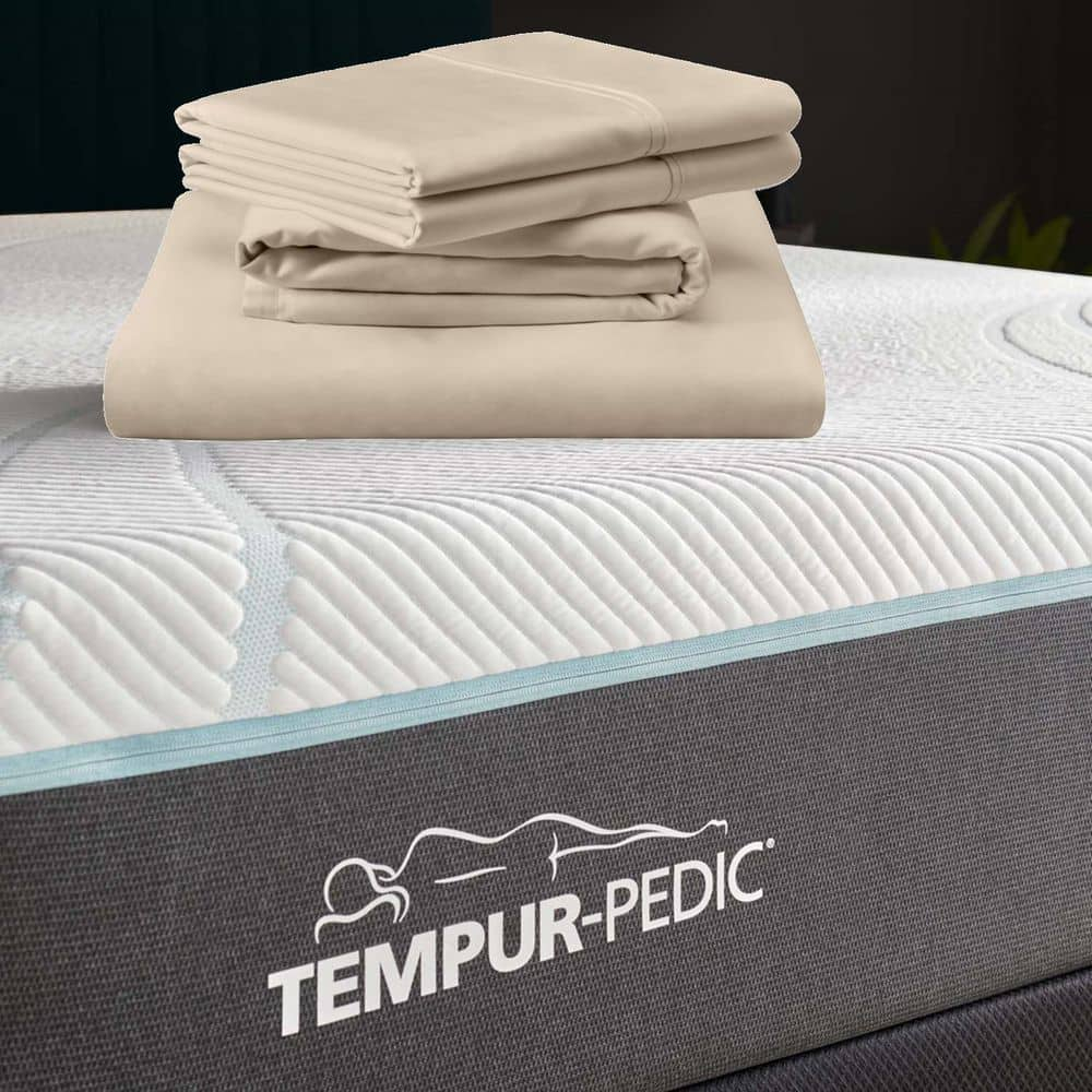 Tempur-Pedic Tempur Luxe Egyptian Cotton Sheet Set Sandstone - Twin, Adult