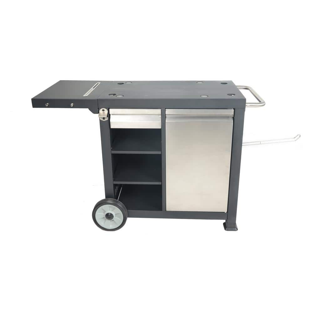 Razor Universal Rolling Prep Cart for Portable Outdoor Griddle and Grills
