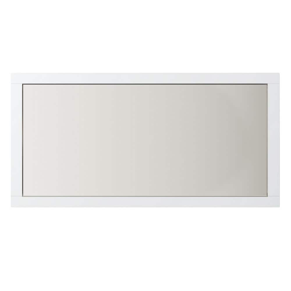 Eviva Aberdeen 60" White Framed Bathroom Wall Mirror
