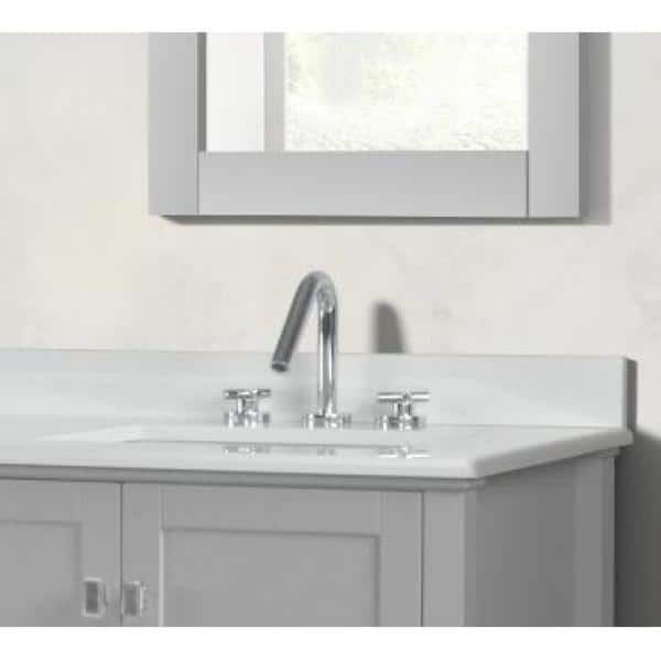 35" x 3.125" Stone Backsplash for Bathroom Vanity Top