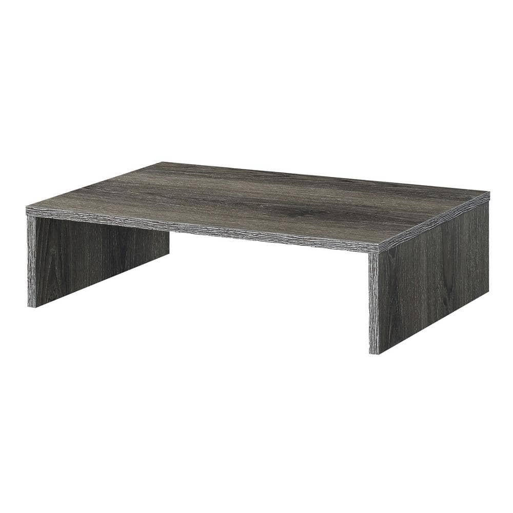 Convenience Concepts Designs2Go Small TV/Monitor Riser for TVs up to 26 inches, Weathered Gray