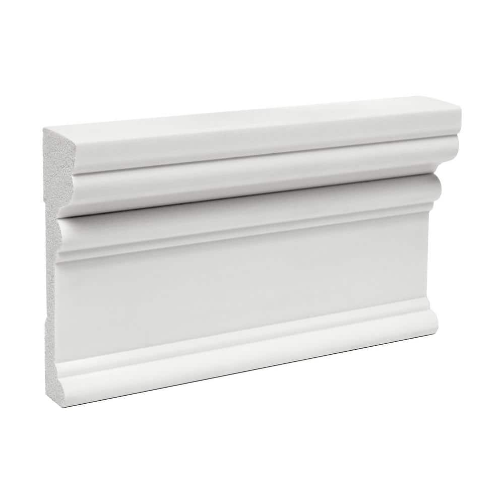 Architectural Products by Outwater L.L.C. RB03 1-1/8 in x 3-5/8 in x 6 in Long Recycled Polystyrene Door and Window Casing Moulding Sample