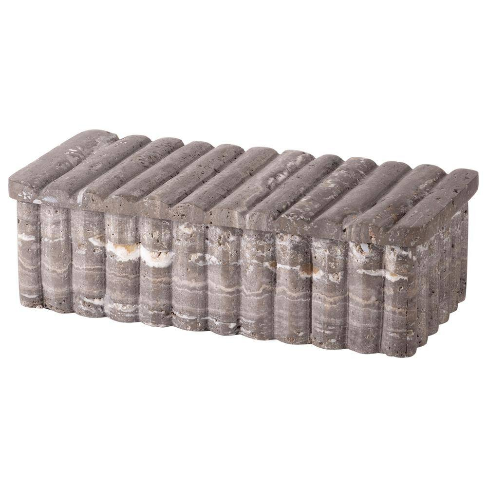 Cuba Travertine Decorative Box