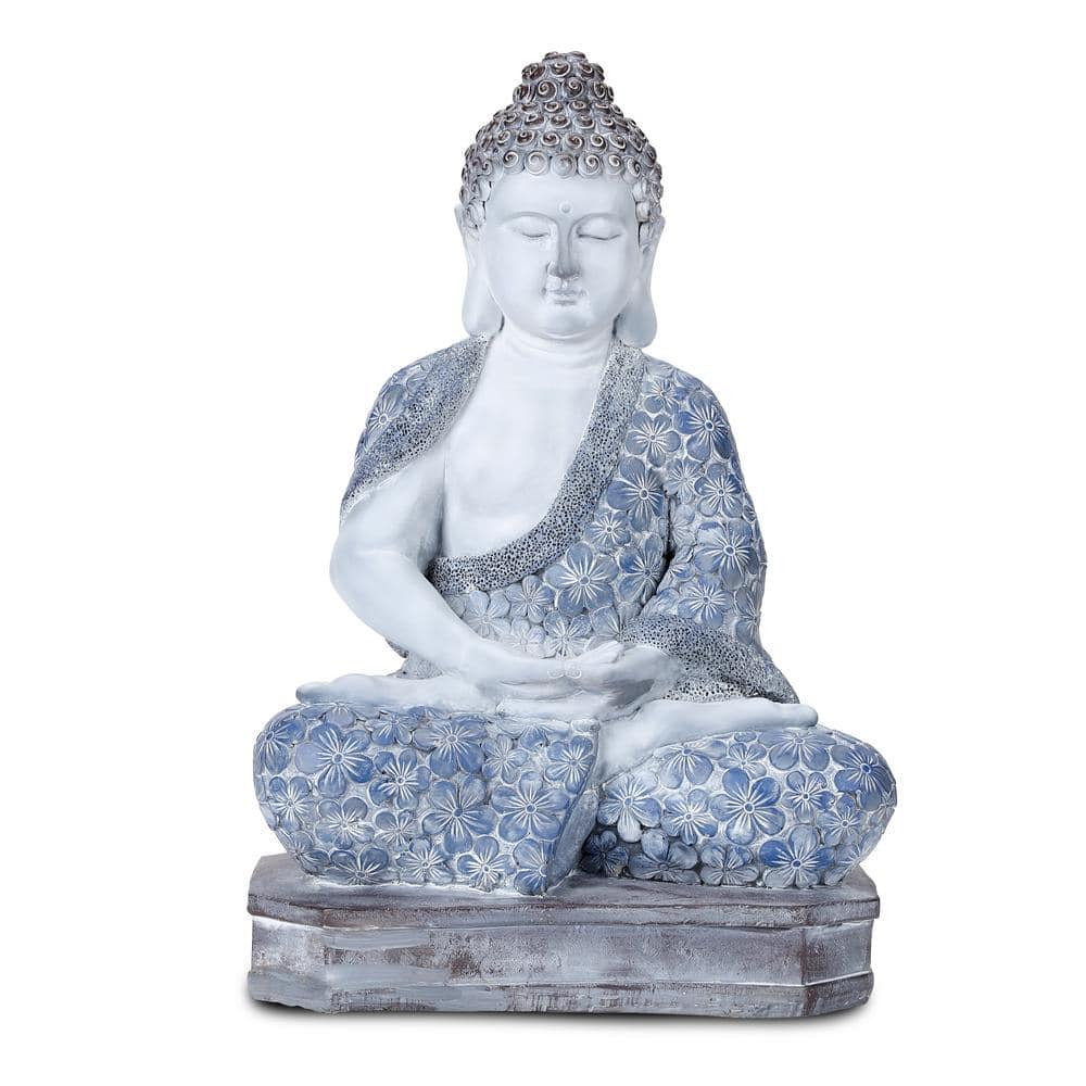 TECHKO 15" Buddha Garden Statue