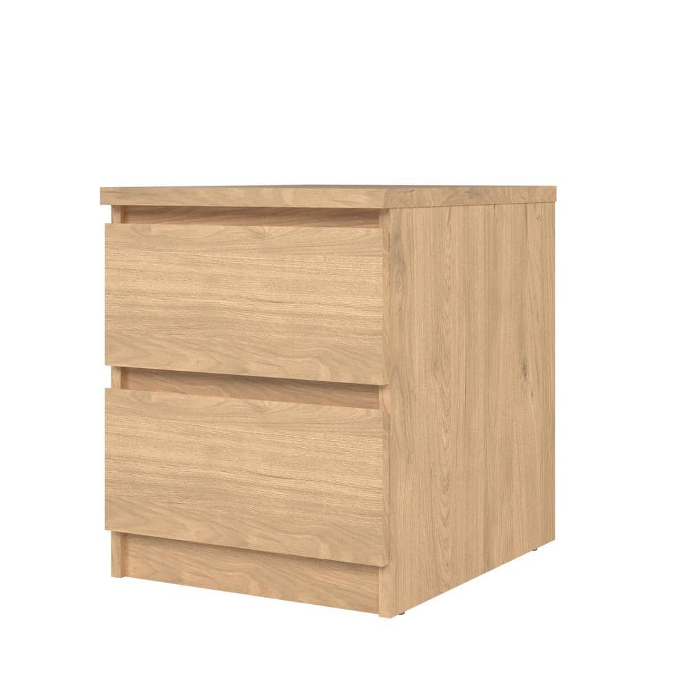 Tvilum, Scottsdale 2 Drawer Nightstand, Jackson Hickory