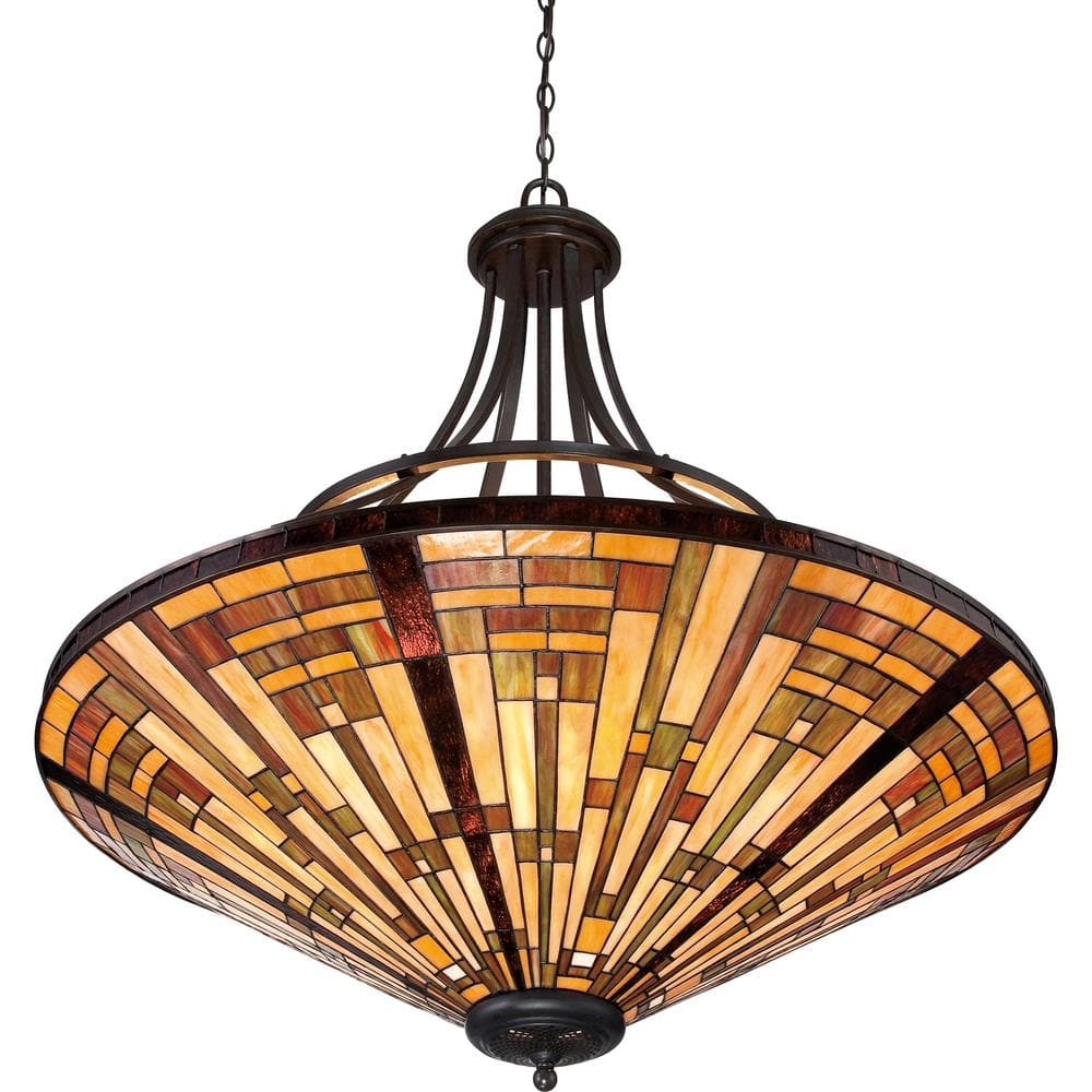 Quoizel TFST2840VB Stephen 8-Light Bowl Pendant in Dark Bronze