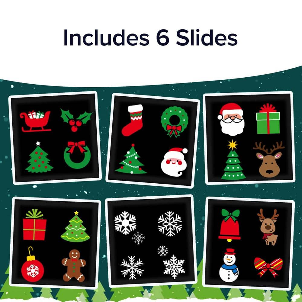 Star Shower Christmas Slide Show LED Holiday Projector, AS-SEEN-ON-TV, Remote Control
