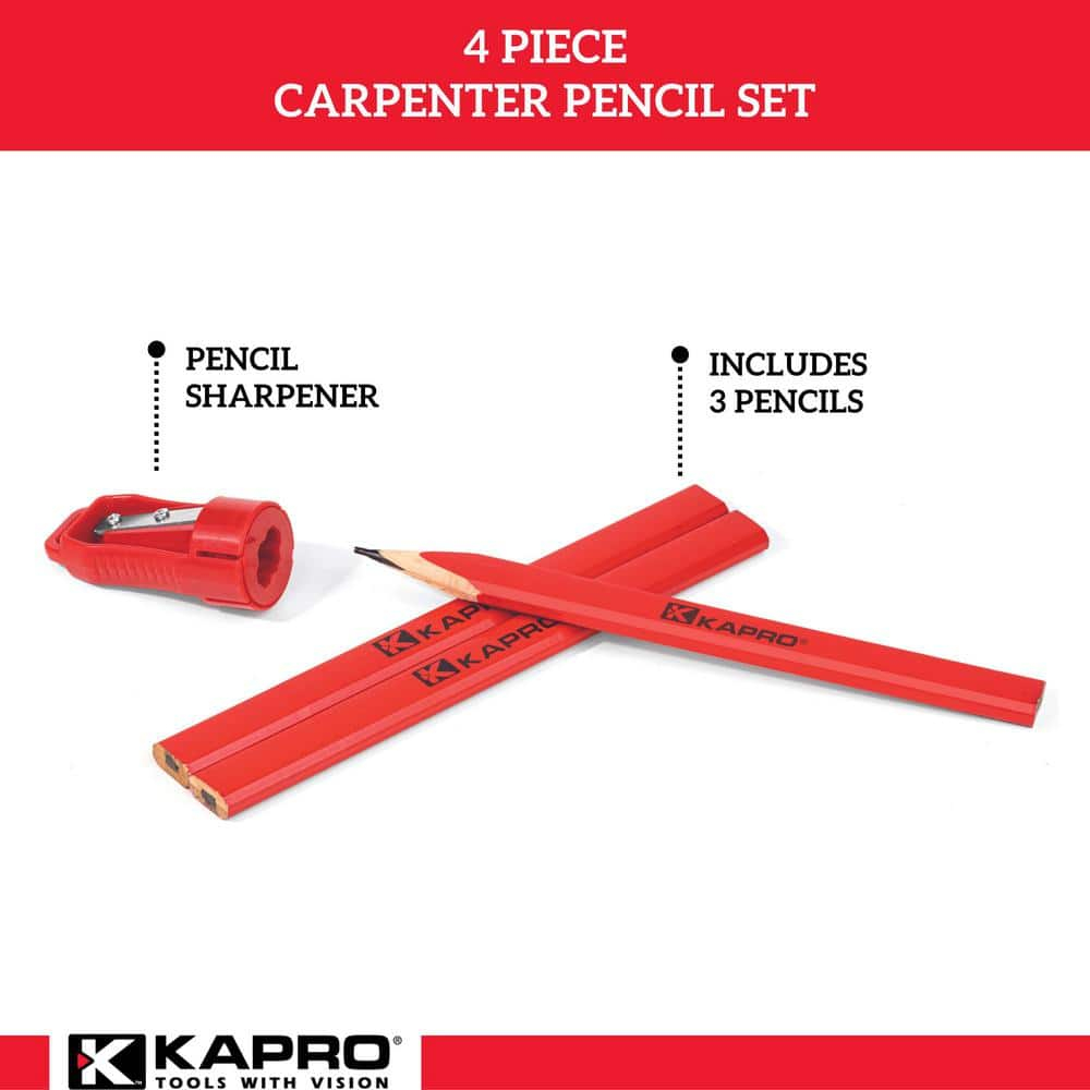 Sharpener and 3 Pencil Set