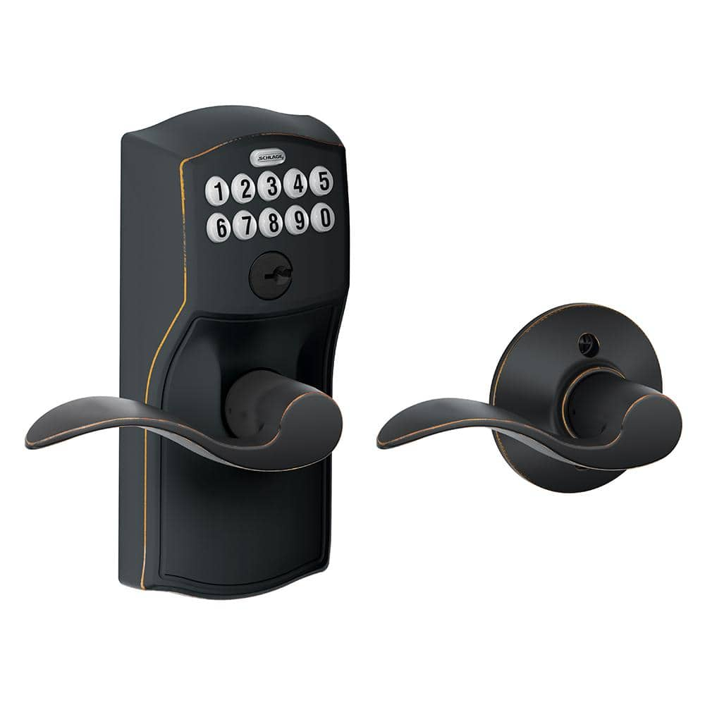 Schlage Fe575-Cam-Acc Camelot Keypad Entry - Bronze