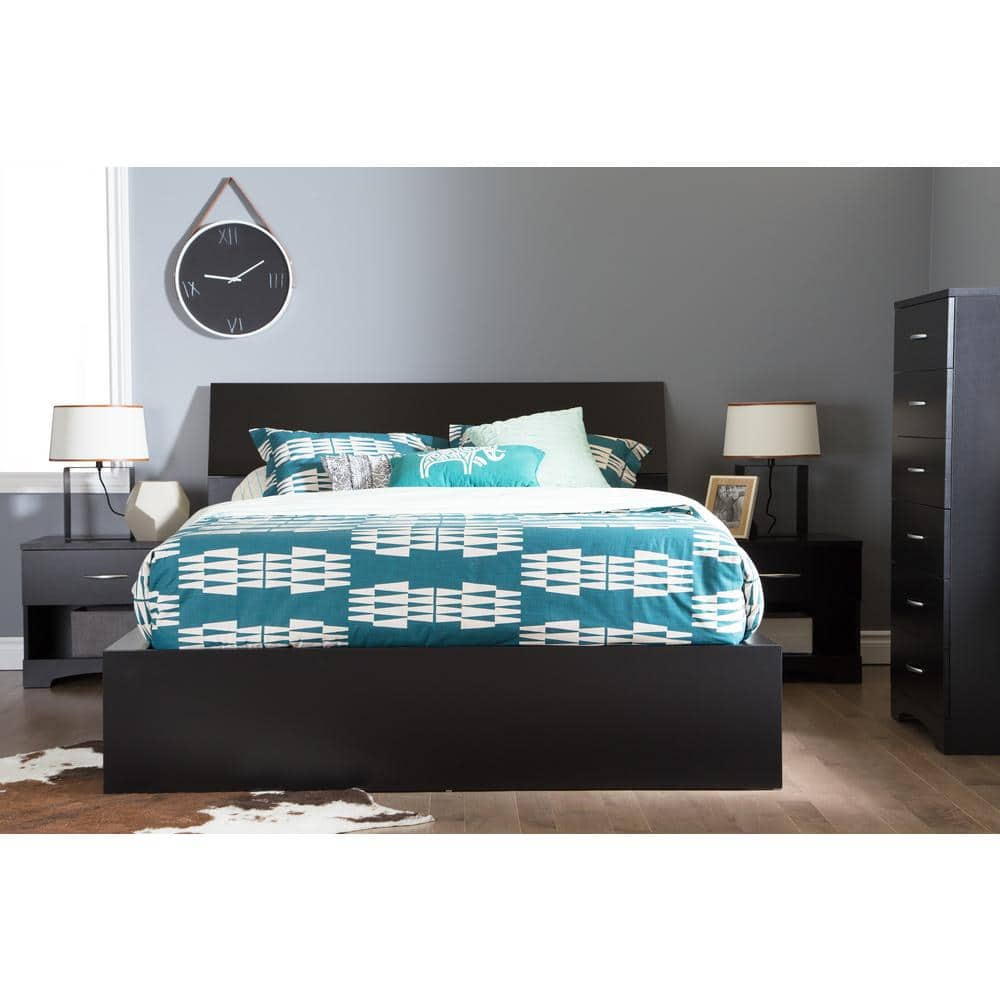 South Shore SoHo 6-Drawer Lingerie Chest, Pure Black
