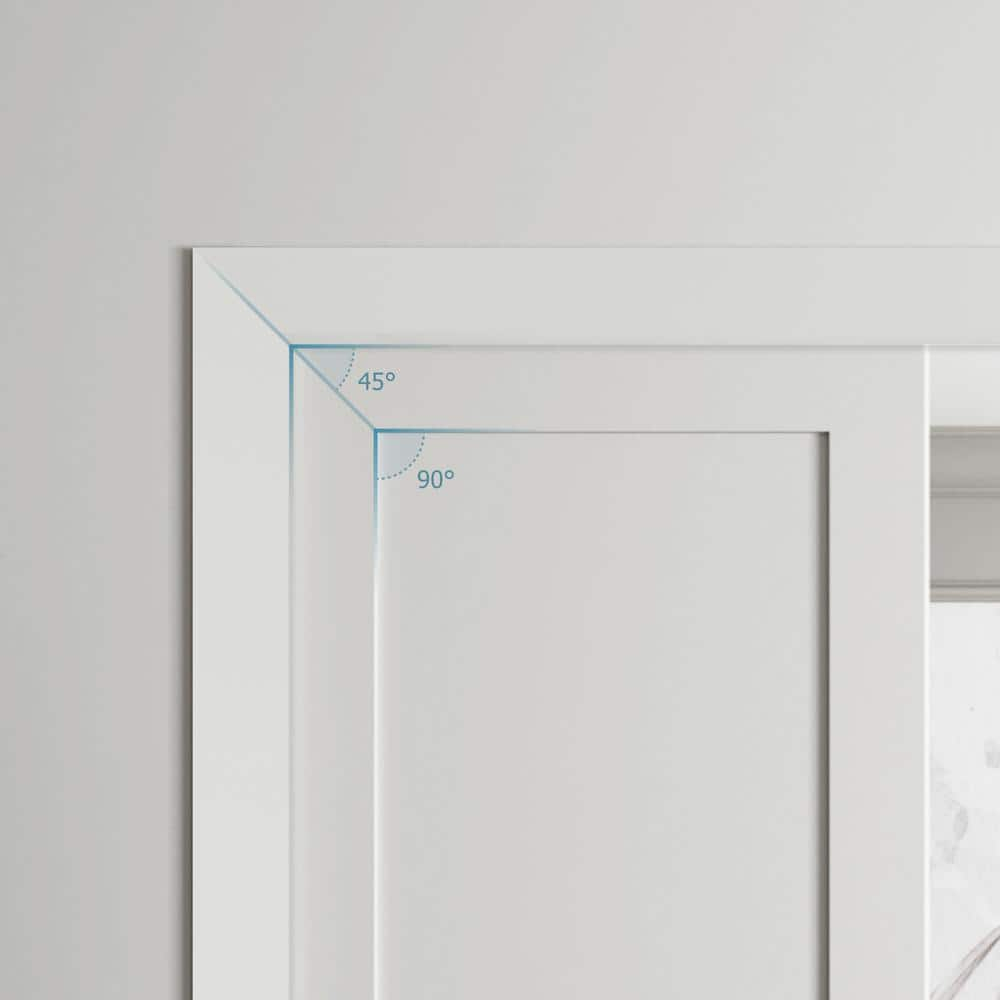 Primed White Pine Wood Finger-Jointed Door Casing