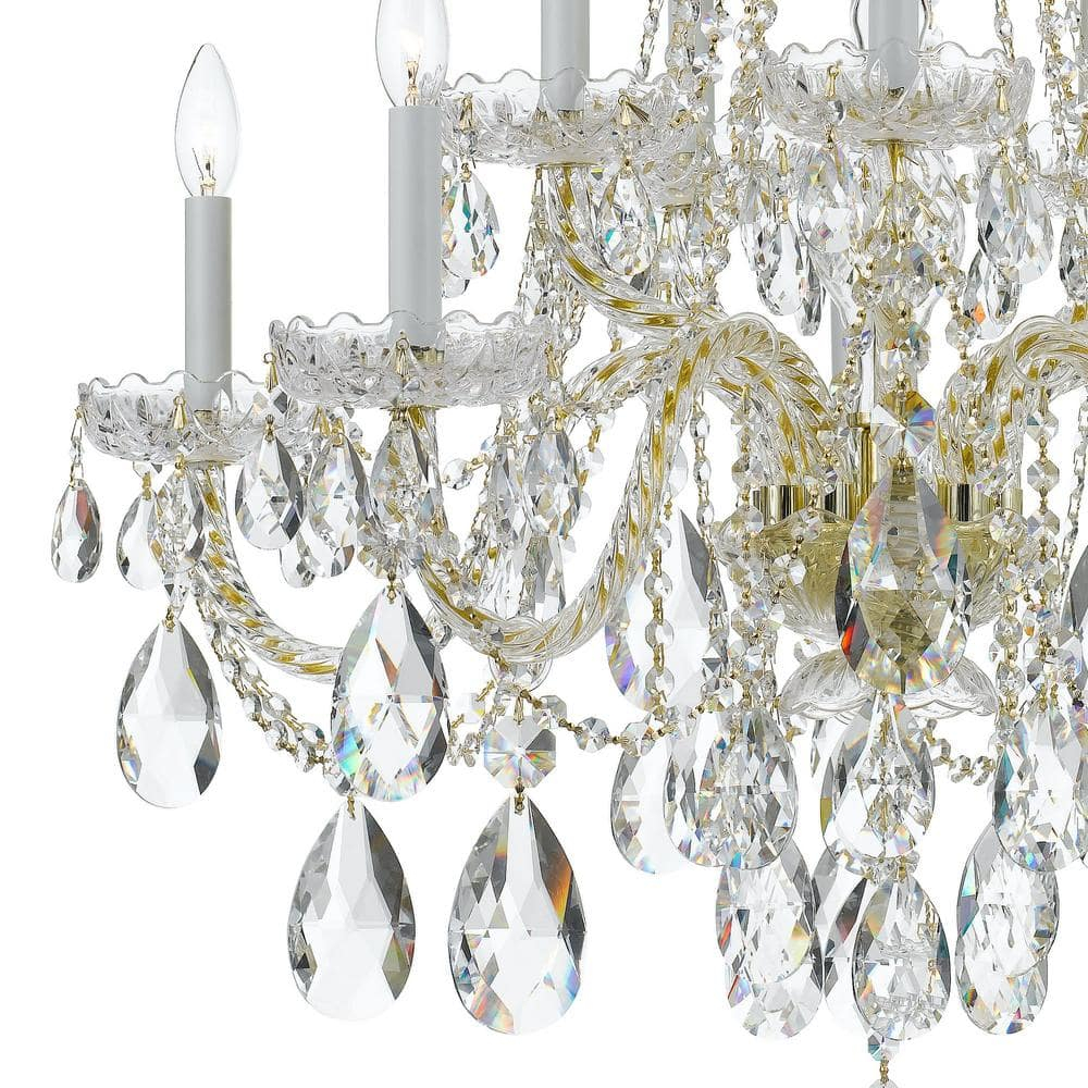 Crystorama Lighting - Ten Light Chandelier - Chandelier - Crystal - Five Light