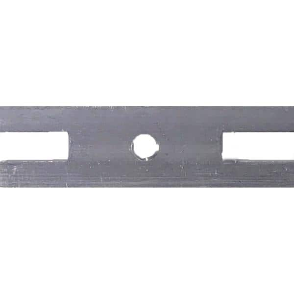 Universal Bathtub Drain Single/One (1) Hole Overflow Face Plate with Screw and Adapter to Fit 2-Hole in Polished Brass