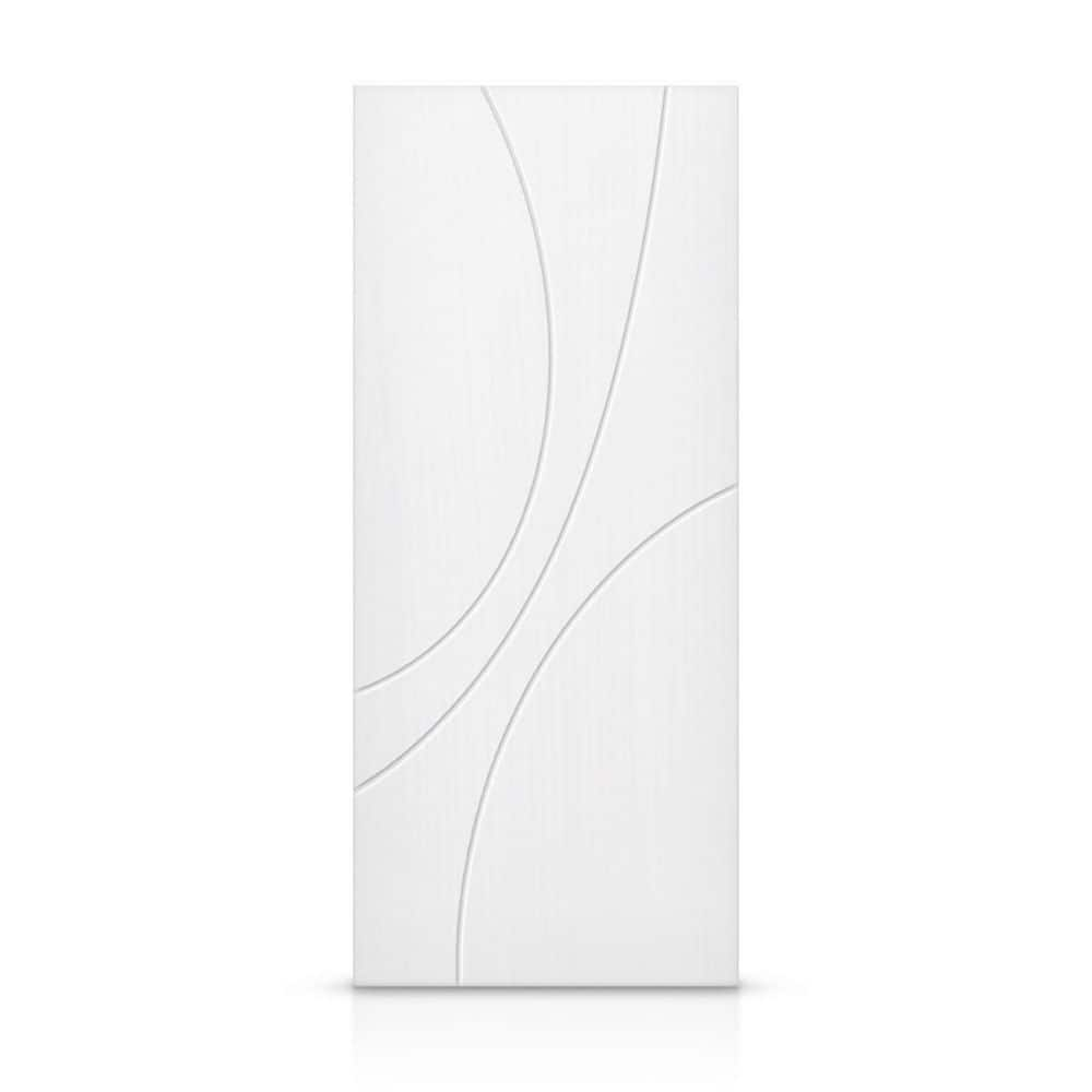 Calhome Hollow Paneled Painted Slab Door