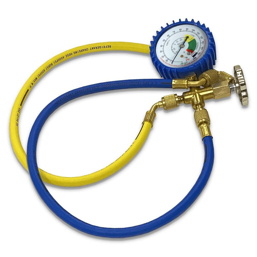 Mini Split 5/16 in. R410a Low Side Suction Charging Service Gauge Hose Set Port