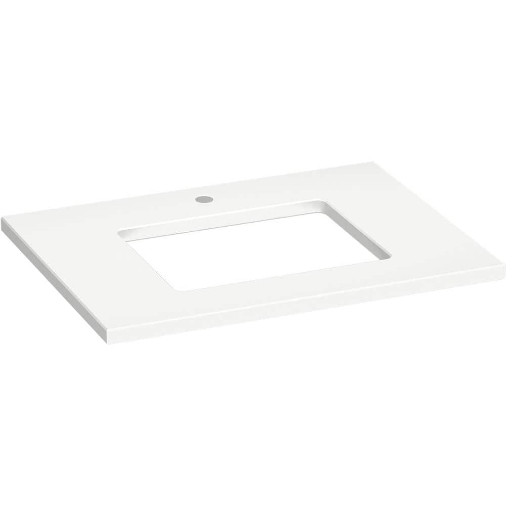 Silestone Quartz 31-In Vanity Top With Rectangle Cutout