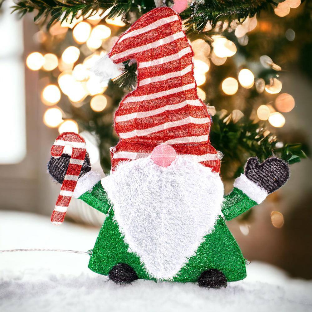 32 in. LED Lighted Gnome