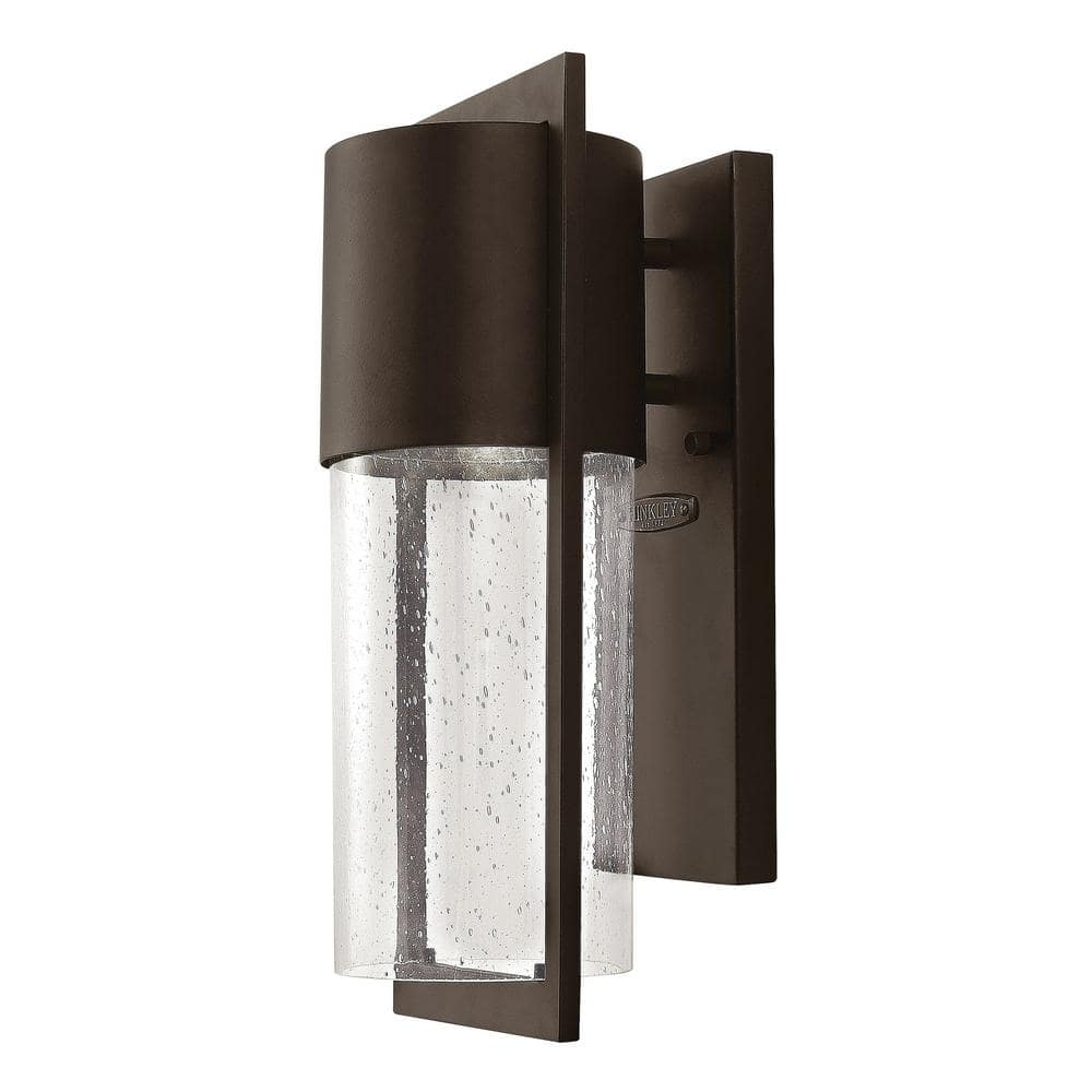 1 Light Small Outdoor Wall Lantern In Transitional And Modern Style 6.25 Inches Wide By 15.5 Inches High-Buckeye Bronze Finish-Incandescent Lamping