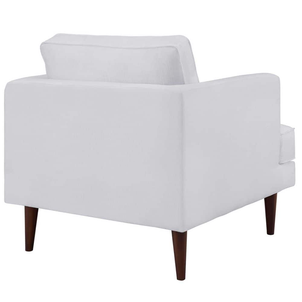 Modway Agile Upholstered Fabric Armchair - White