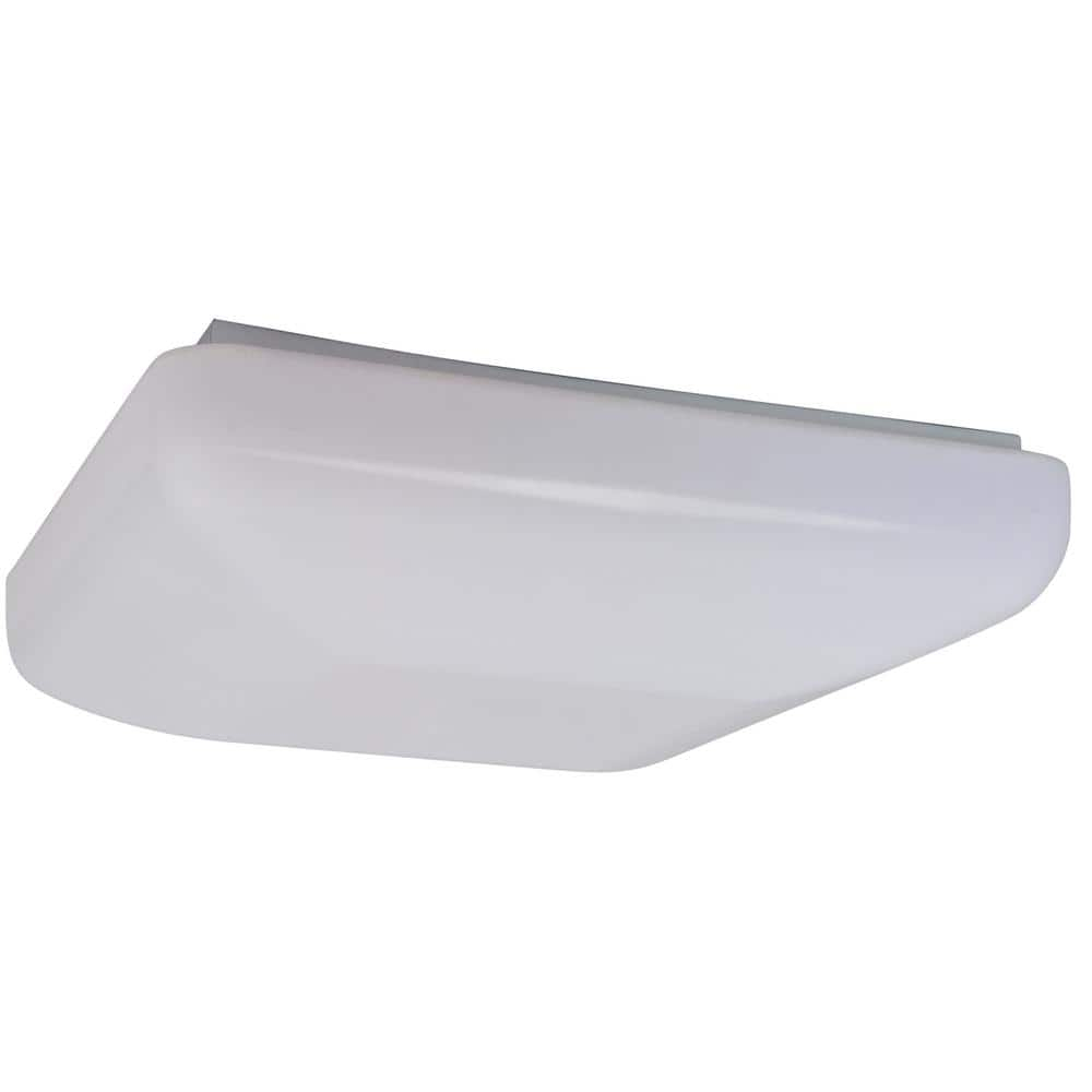 Sleek Edge 14" White LED Energy Star Ceiling Light