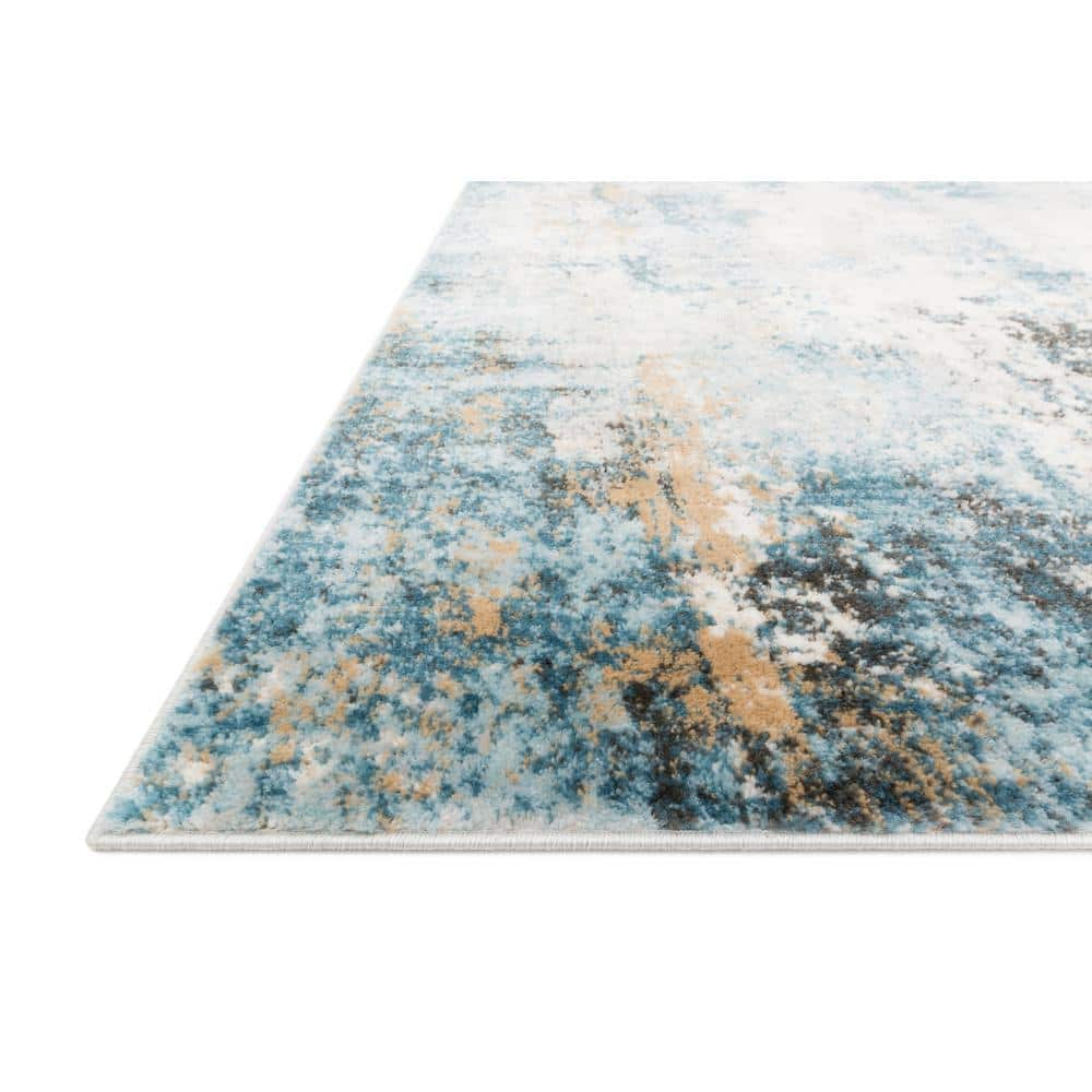 Loloi II Alchemy Abstract Denim / Ivory Area Rug