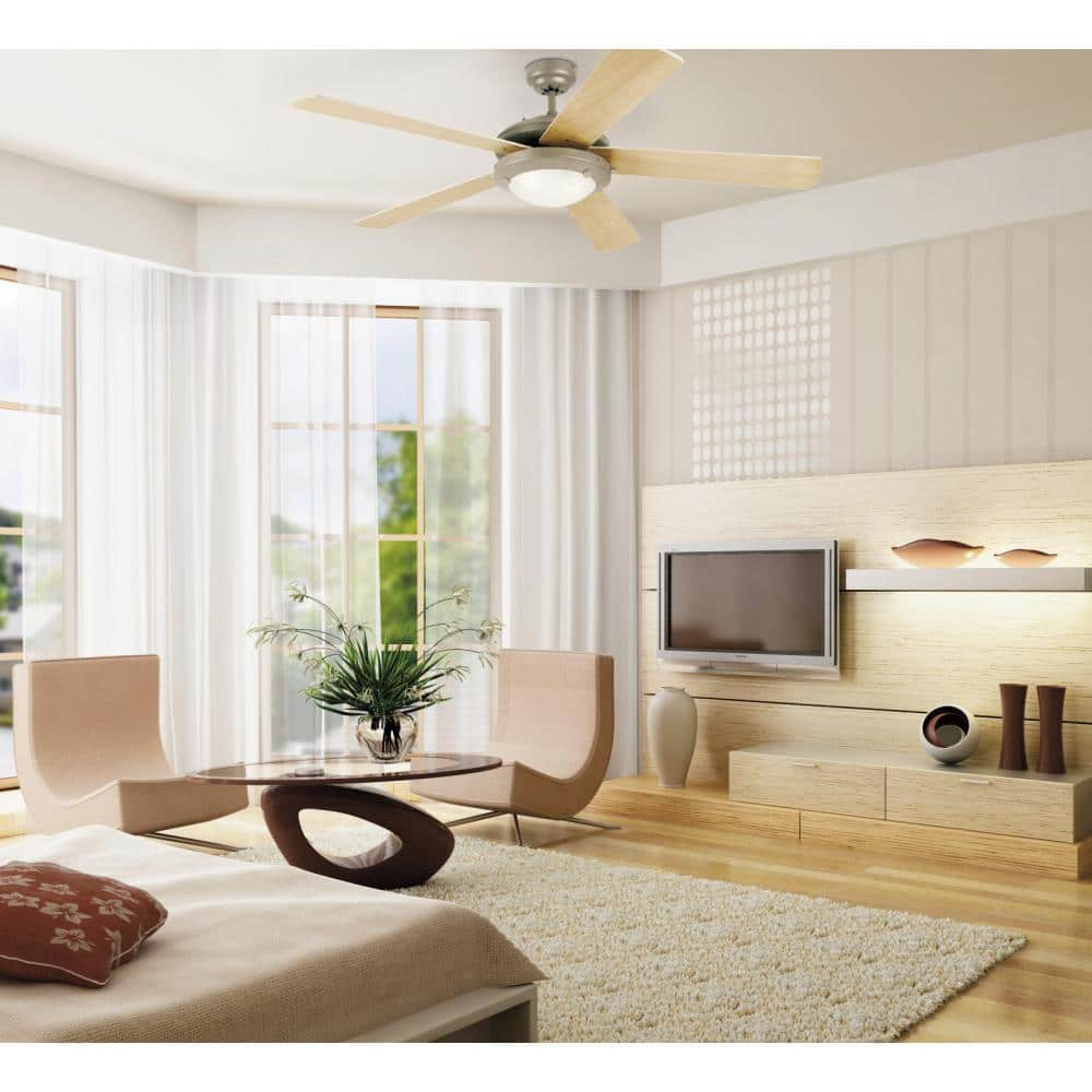Westinghouse 7233600 Comet 52" 5 Blade Led Indoor Ceiling Fan - Grey