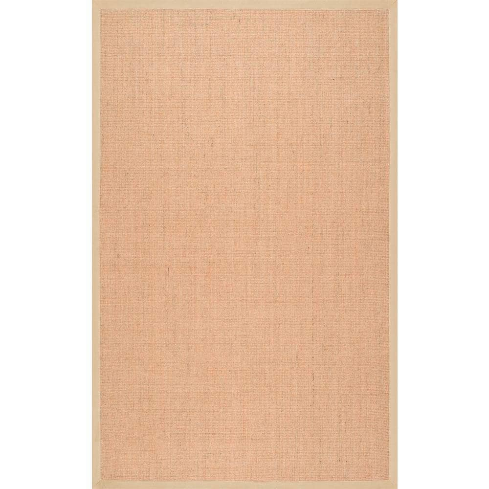 Orsay Machine Woven Jute Beige 6 ft. x 9 ft. Area Rug