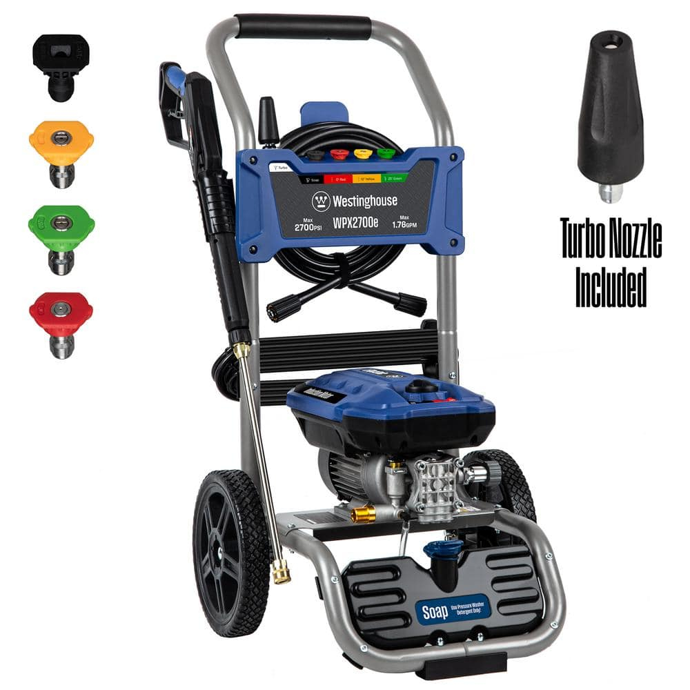 Westinghouse 2700 PSI Blue Electric Pressure Washer with Soap Tank