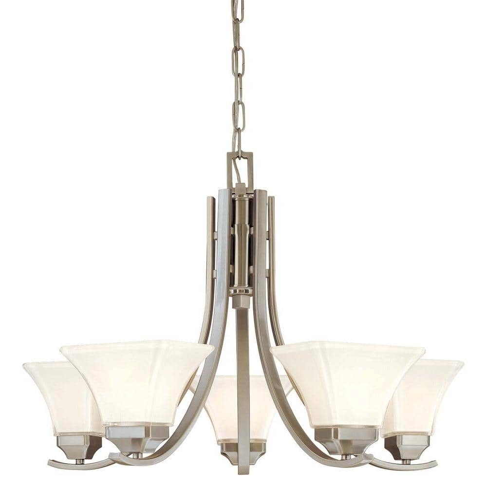 Minka Lavery - Agilis - Chandelier 5 Light Brushed Nickel in Contemporary Style