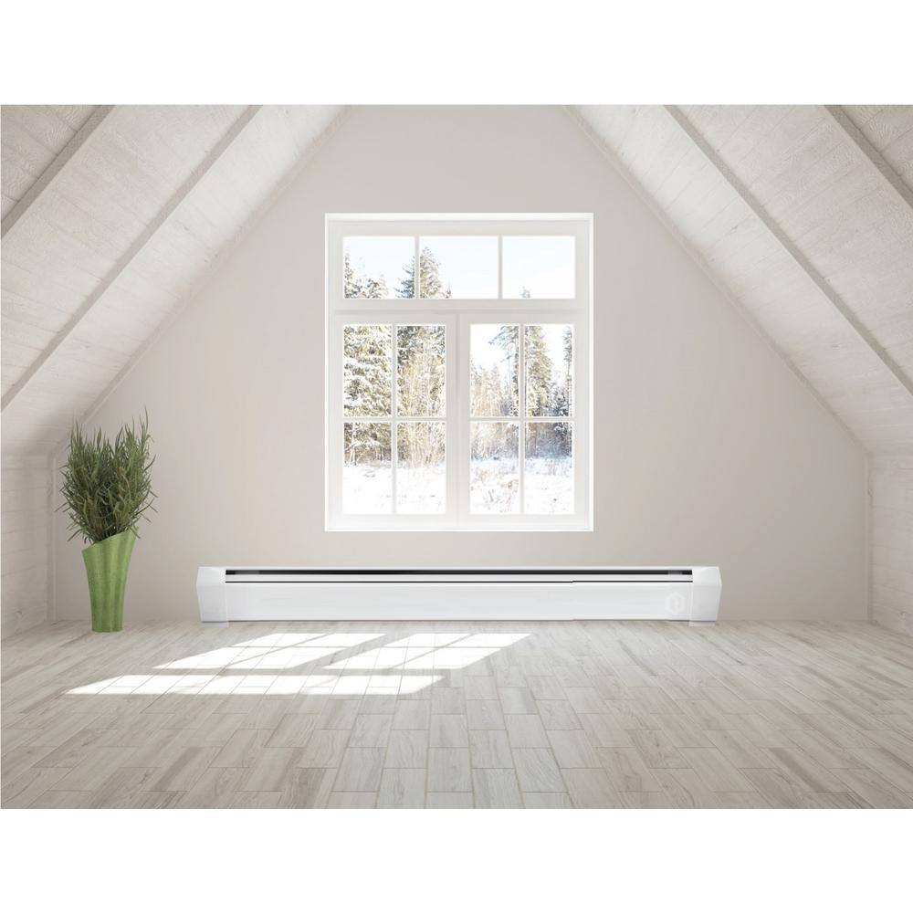 Heat Base 750 3 in. Left-Hand End Cap for Haydon Baseboard Heaters