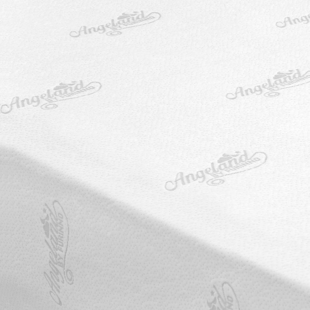 Luxury Queen 12-Inch Gel Memory Foam Medium-Firm Mattress, White