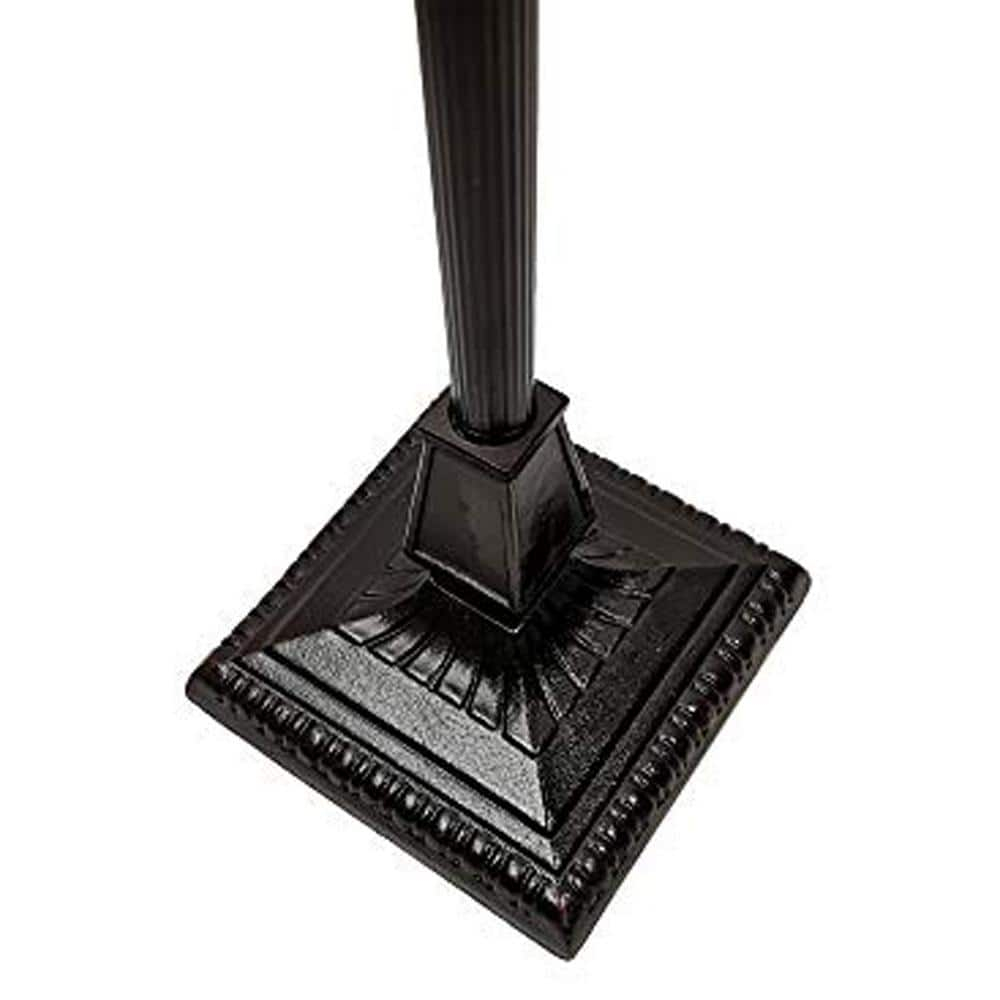 Tiffany Style 2 Light Mission Floor Lamp - 62" Tall