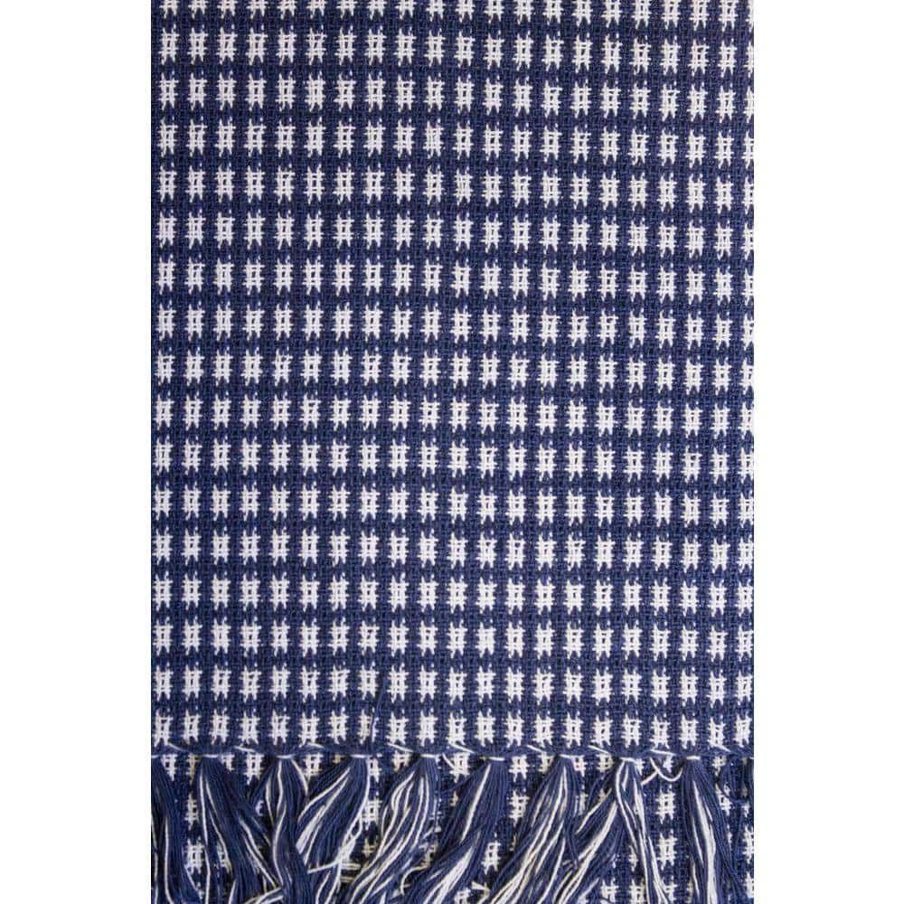 Homespun Check Marine 100% Cotton Placemat (Set of 4)