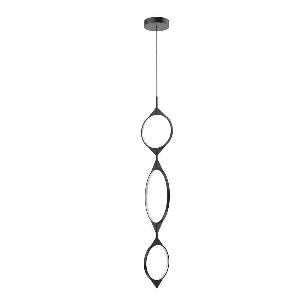 Serif 3 - Light Black LED Unique/Statement Pendant