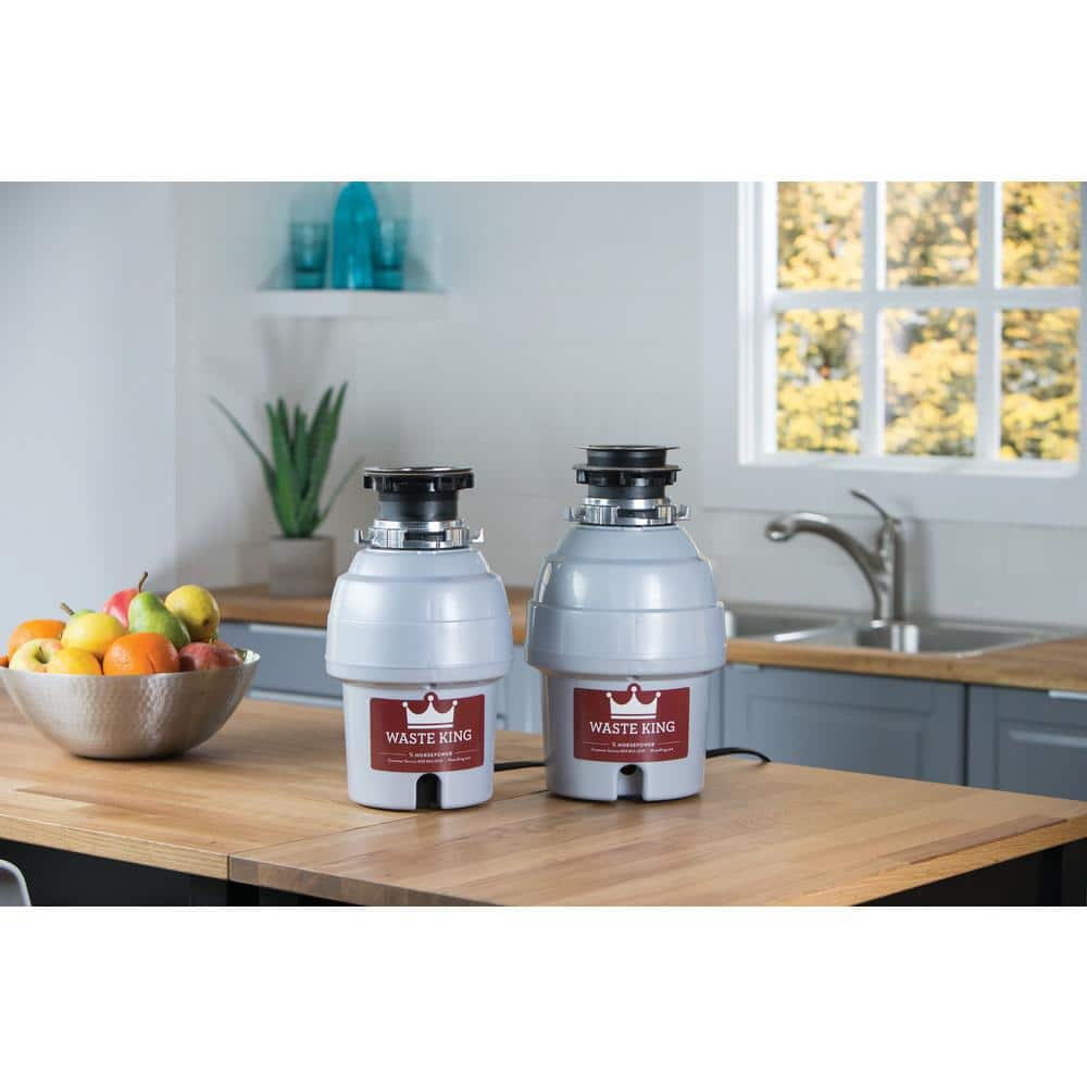 Waste King Legend Series L-3200 Garbage Disposer, 3/4 hp Motor, 115 V, Stainless Steel
