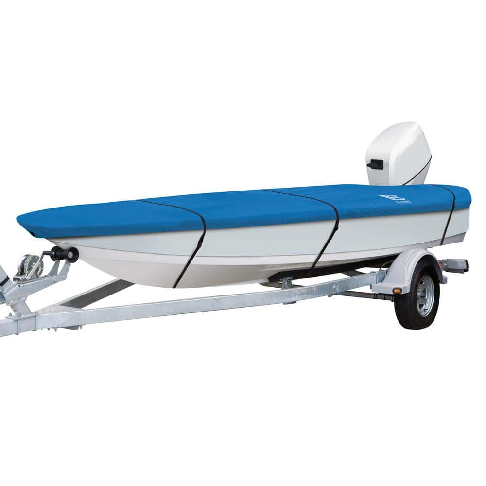 Classic Accessories Stellex™ All Seasons Boat Cover, Fits Boats 12' - 14' L x 68" W, Trailerable Boat Cover with Polyester Fade-Resistant Fabric, Model AA