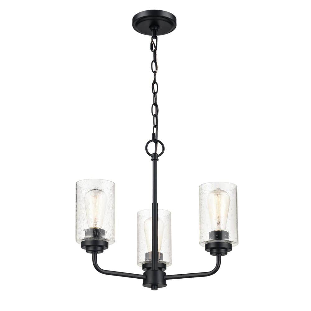 Millennium Lighting Moven 3 - Light Chandelier in  Matte Black