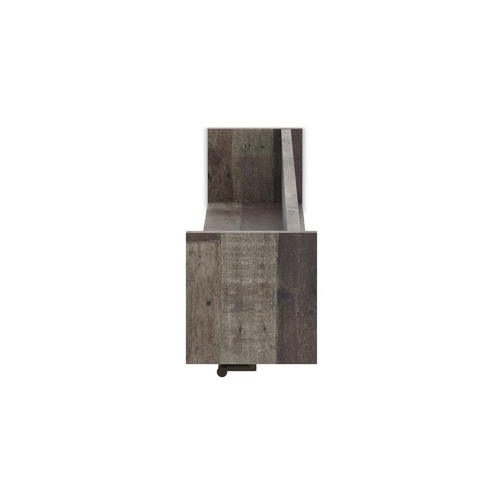 Signature Design by Ashley Casual Neilsville Wall Mounted Coat Rack with Shelf  Multi Gray