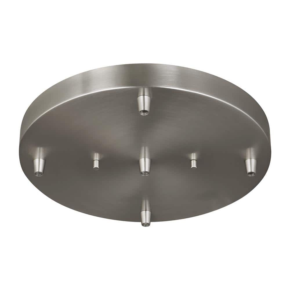 Generation Lighting 7449405-962 Towner Five Light Cluster Canopy, Brushed Nickel Finish