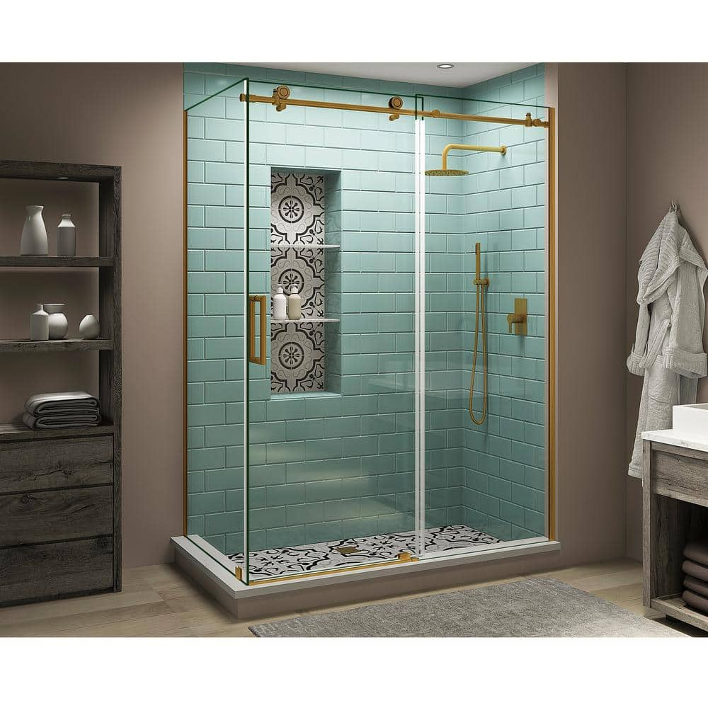 Aston Sen984ez.Uc-483080-L Coraline Xl 80" High X 48" Wide X 30" Deep Sliding Frameless