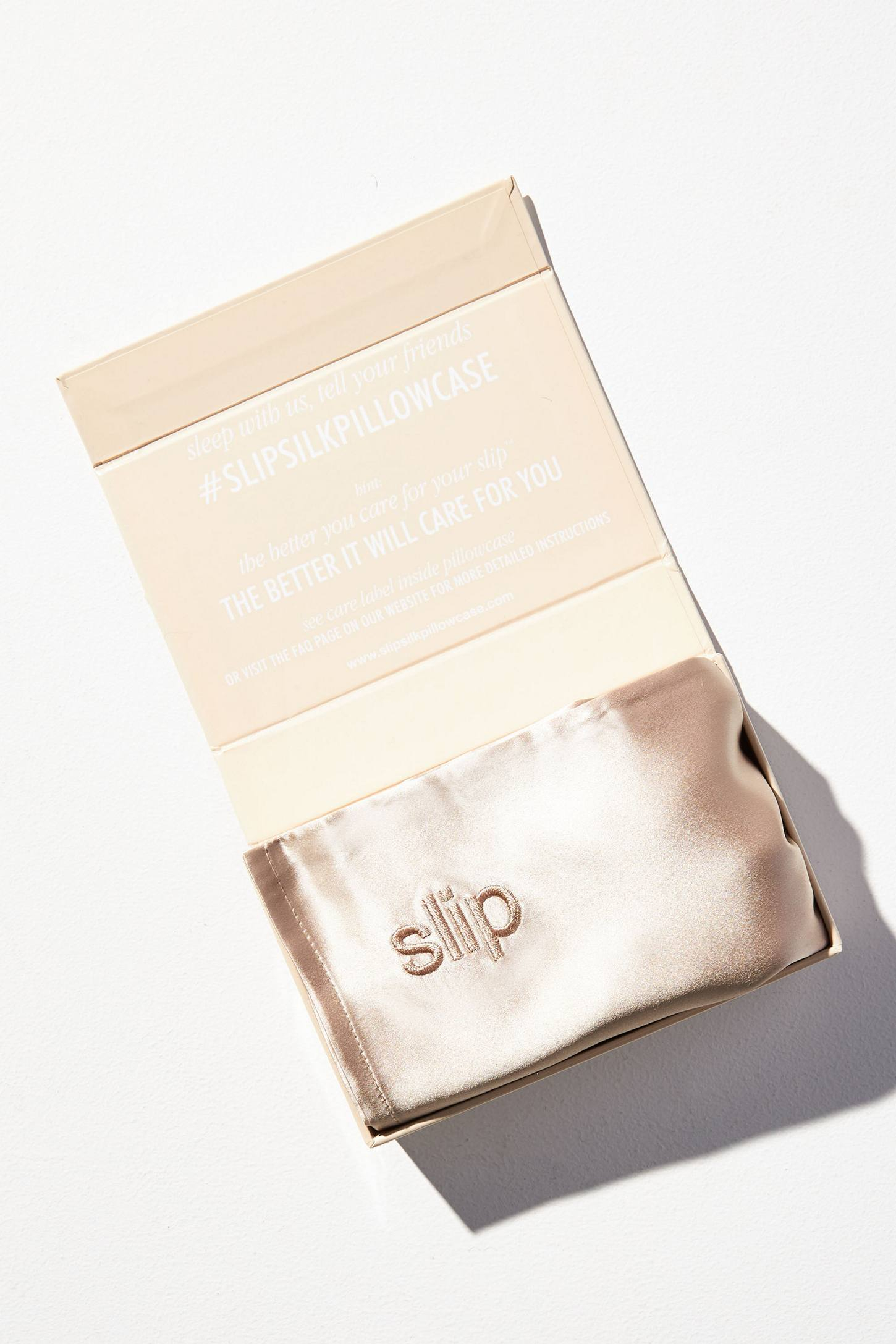 Slip Pure Silk Pillowcase Bedding, Caramel, Queen