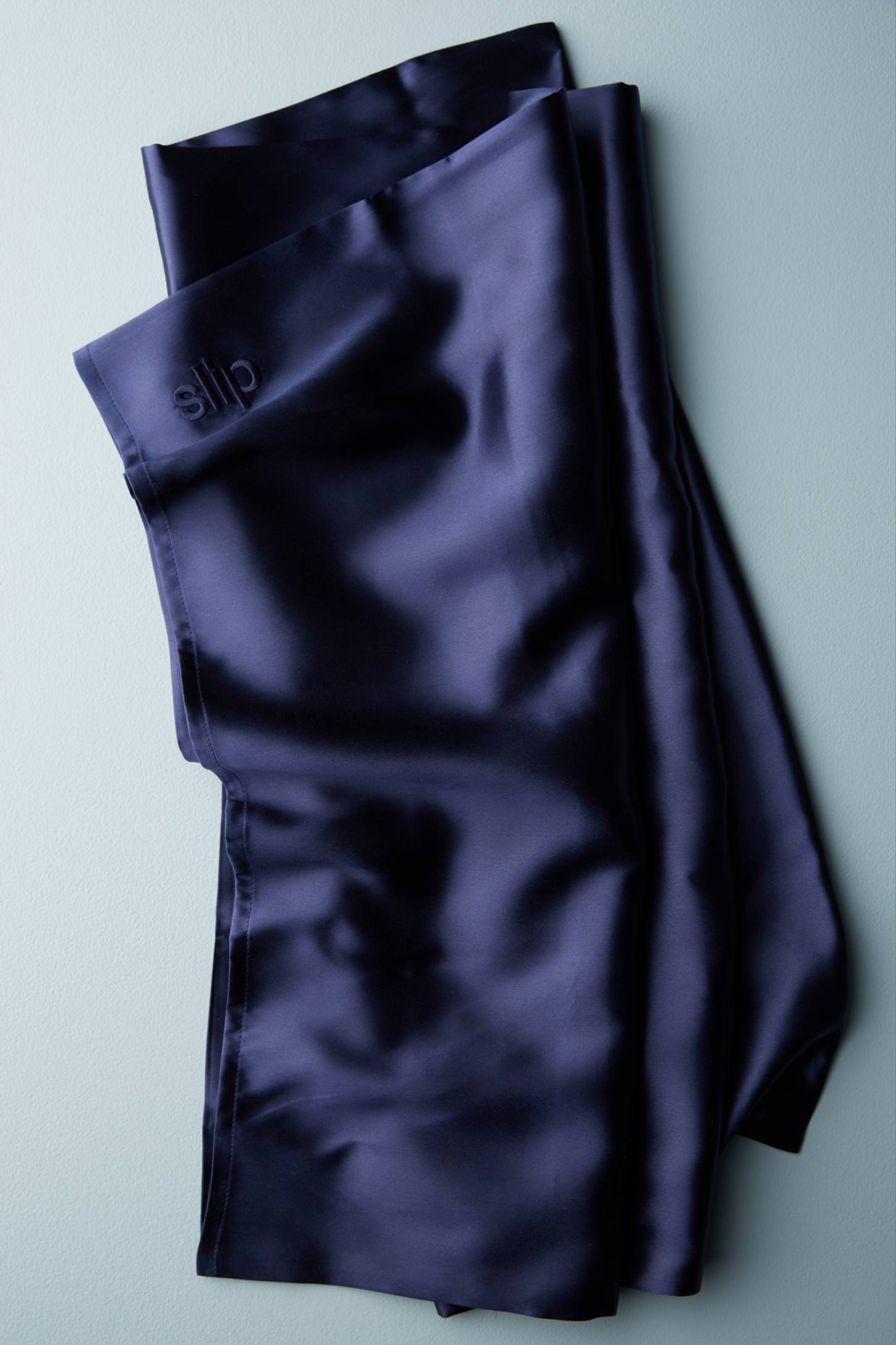 Slip Pure Silk Pillowcase Bedding, Navy, Queen