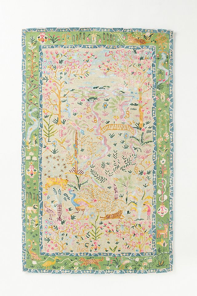 Wool & Viscose Blend Tufted Tales Menagerie Rug