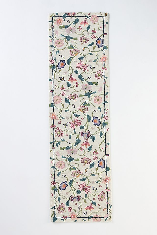 Hattie Wool Tufted Floral Rug
