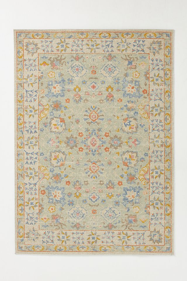 Momeni  Anatolia Wool Blend Traditional Area Rug 5'3" x 7'6" 5' x 8' Indoor