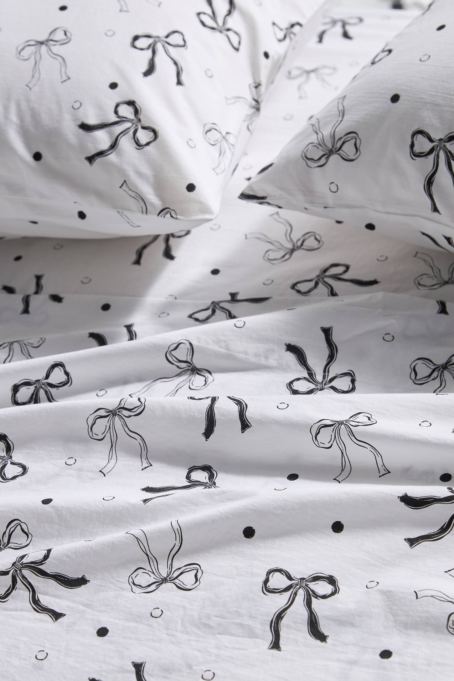 Organic Cotton Percale Printed Sheet Set