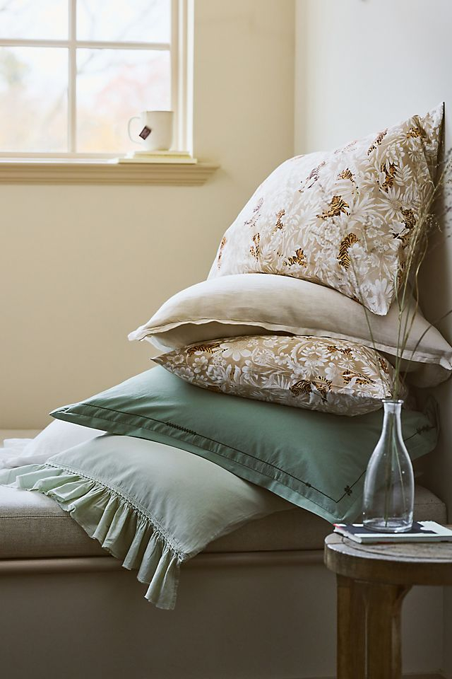 Organic Cotton Percale Printed Sheet Set
